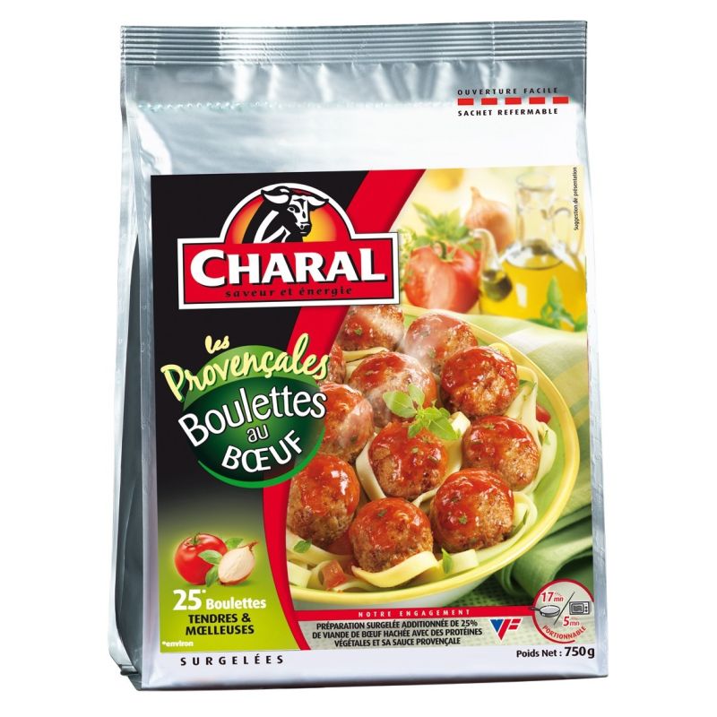 Charal Boulettes X25Sauce Provencale 750G