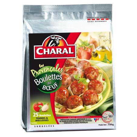 Charal Boulettes X25Sauce Provencale 750G