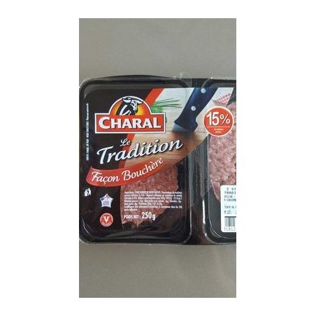 Charal Hache Facon Bouchere15% 2X125G