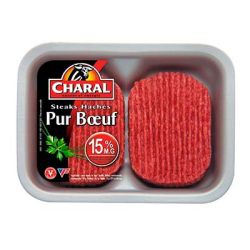 Charal Steak Hache 15% 2X125G Ls