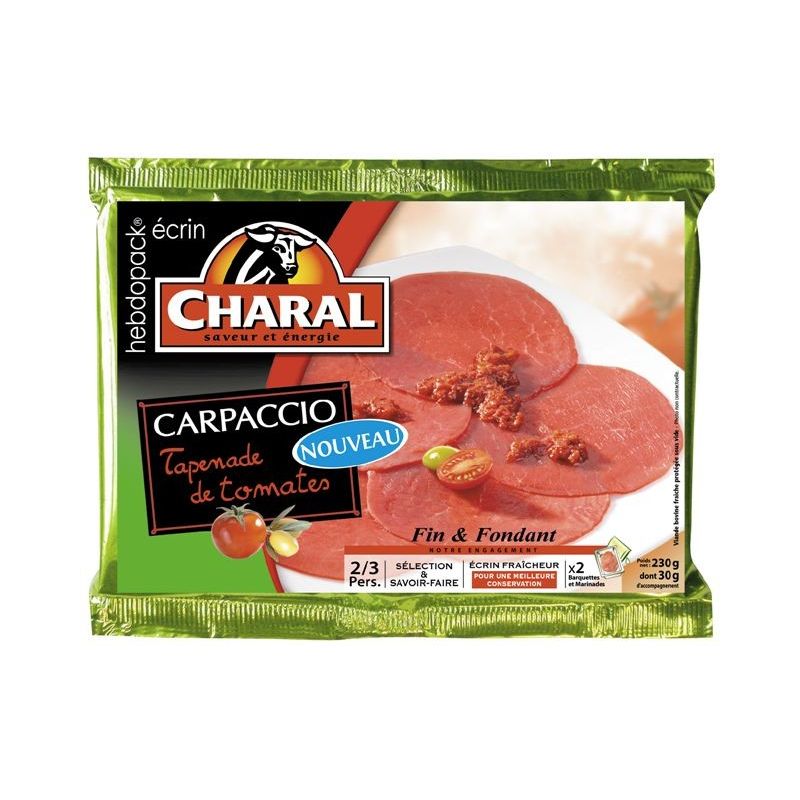 Charal Carpaccio Tapenade Tomate 230G