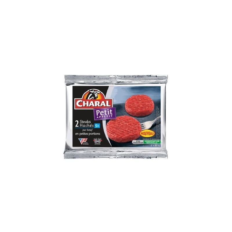 Charal Steaks Haches 5% 2X80G