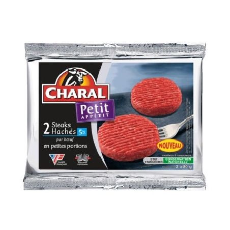 Charal Steaks Haches 5% 2X80G