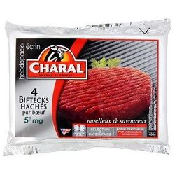 Charal Steaks Haches 5% 4X100G