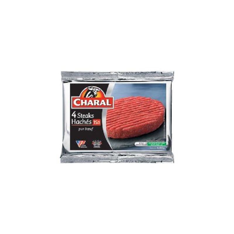 Charal Steak Hache 15% 4X100G