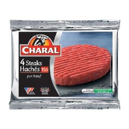 Charal Steak Hache 15% 4X100G