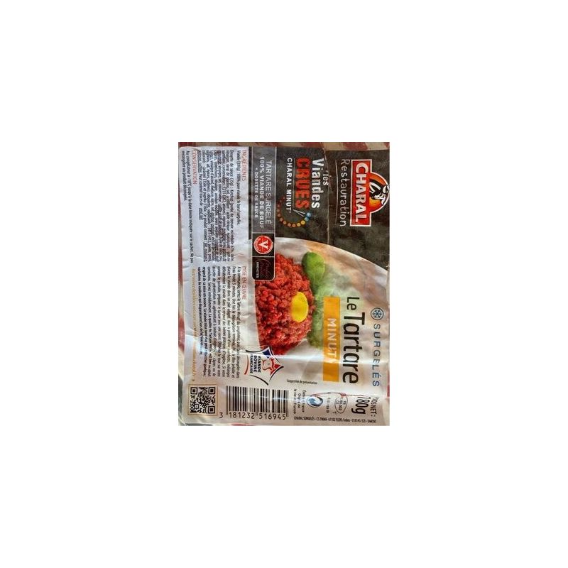 Charal 180G Tartare Minut Restauration