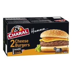 Charal 280G Cheese Burgers X2