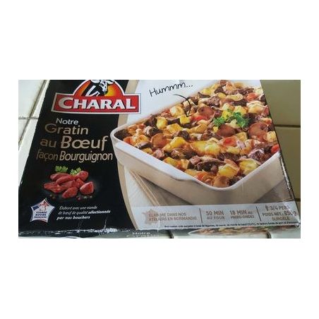 Charal 850G Gratin Boeuf Bourguignon