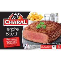 Charal Tendre Boeuf X4 400G