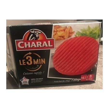 Charal 8X90G Steak Hache 3Min