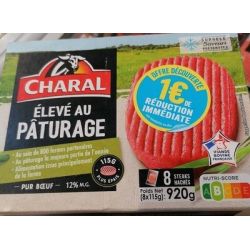 Charal Char Steak Hac.Pat.12%X8 920G