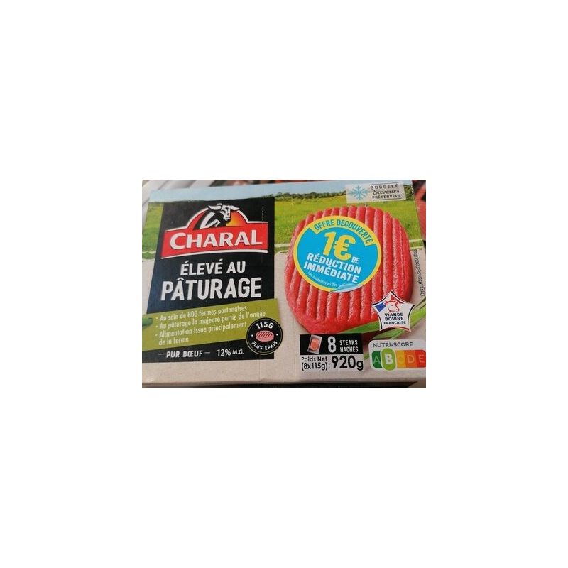 Charal Char Steak Hac.Pat.12%X8 920G
