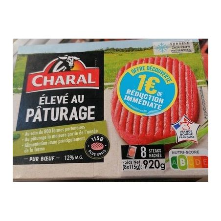 Charal Char Steak Hac.Pat.12%X8 920G