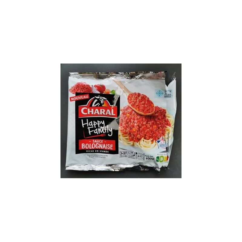 Charal 600G Viande Haché Sauce Bolognaise