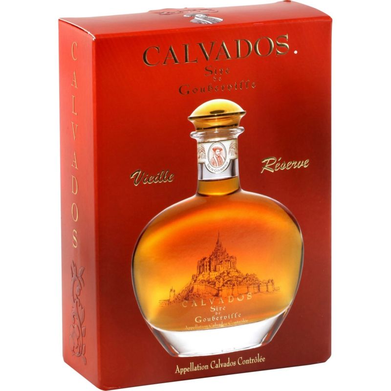 Sire De Gouberville Calvados Vieille Réserve 40% : Le Coffret 50 Cl