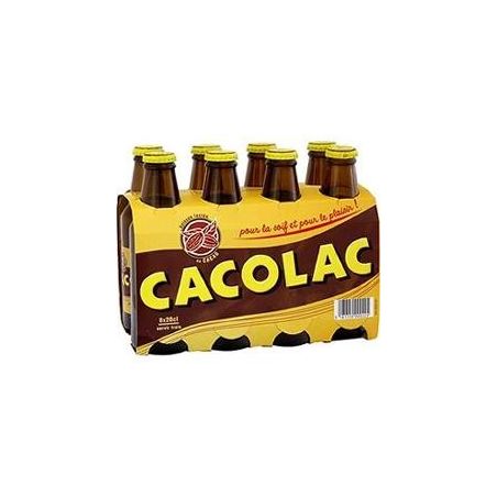 Cacolac Boisson Lactée Au Cacao : Le Pack De 8 Bouteilles 20Cl