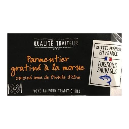 Fr.Emballe Fe Parment Gratine Morue 580G