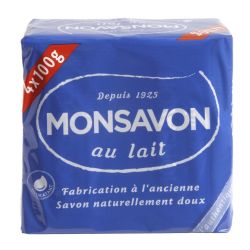 Monsavon Savon Lavant Antibactérien L'Authentique 4X100G