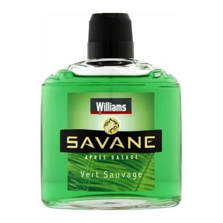 Williams Après-Rasage Vert Sauvage Savane : Le Flacon De 125Ml