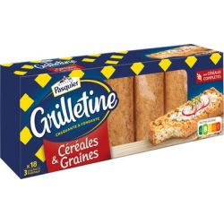 Pasquier Grillettines Céréal Graine 255G
