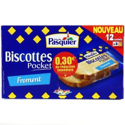 Pasquier Pasq Biscotte Pock.Froment 180