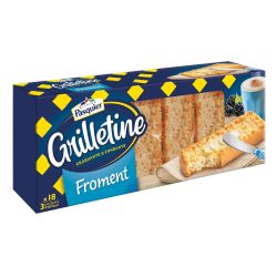 Pasquier Biscottes Froment Grilletine : La Boite De 242G