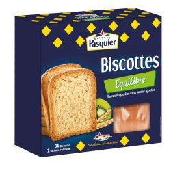 Pasquier Biscottes Equilibre Brioche : Le Paquet De 36 - 300 G
