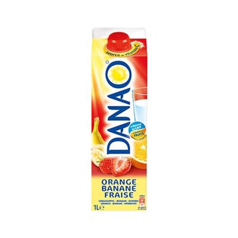 Danao 1L Jus Orange Banane Fraise