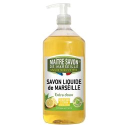 Maitre Savon De Marseille Liquide Extra Doux Verveine Citron 1L