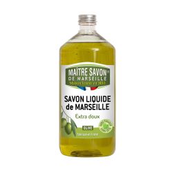 Maitre Savon De Marseille Liquide Extra Doux Olive : La Bouteille 1 L