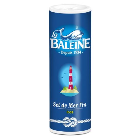 La Baleine Sel Moulu Iodé : Salière De 250 G