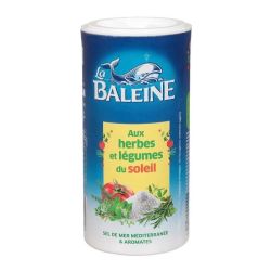 La Baleine Sel Aux Herbes Et Légumes Du Soleil 200 Gr