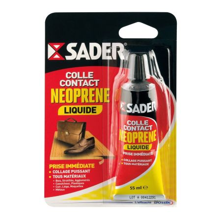 Sader Colle Néoprène Liquide : Le Tube De 55 Ml