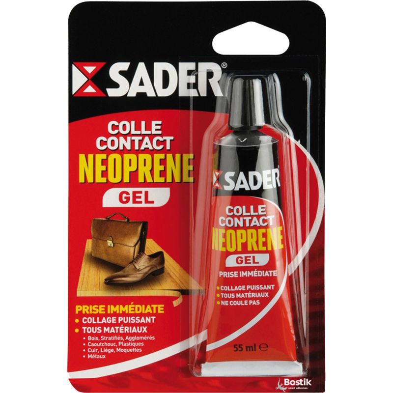 Sader Colle Gel Néoprène : Le Tube De 55 Ml