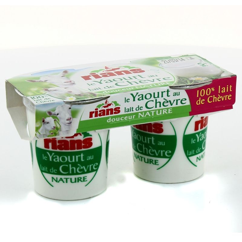 Rians Yaourt Au Chèvre Nature 2X120G