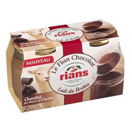 Rians Flan Choc Brebis 2X115G