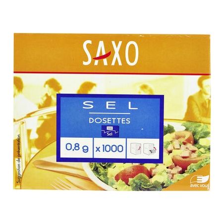 Saxo 1000X0.8G Dosettes Sel