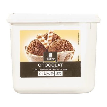 En Cuisine 1,237Kg Crème Glacée Chocolat
