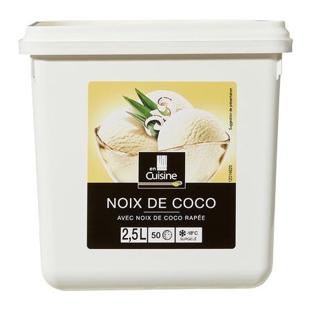 En Cuisine 1,237Kg Crème Glacée Noix De Coco