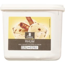 En Cuisine 1,315Kg Crème Glacée Rhum Raisin