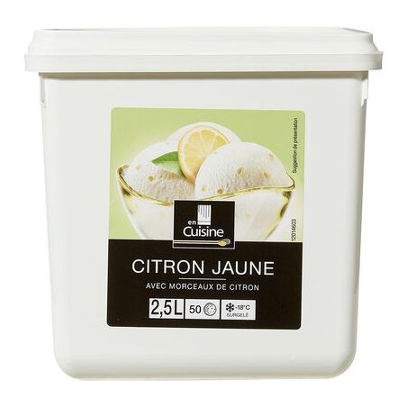 En Cuisine 1,35Kg Sorbet Citron Jaune