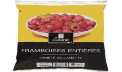 En Cuisine 1Kg Framboises Entières Surgelées