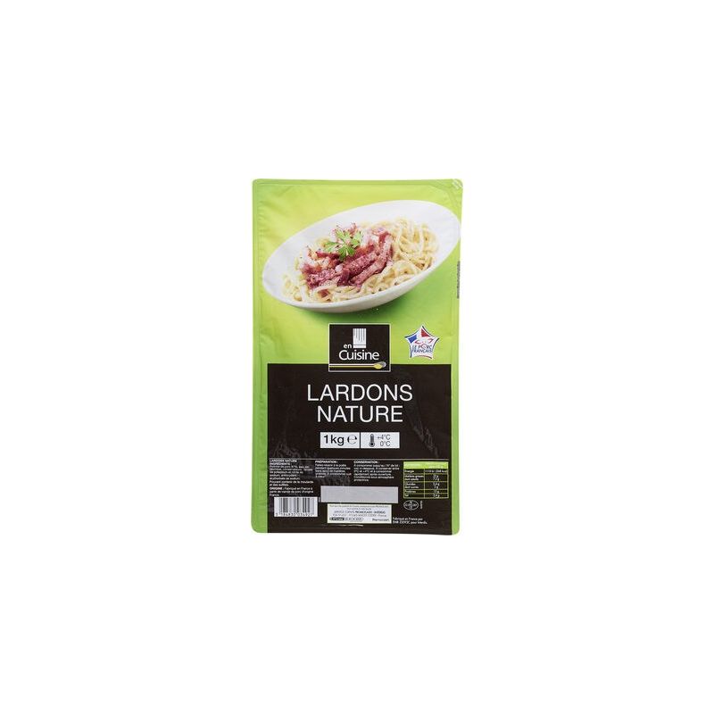 En Cuisine 1Kg Lardons Nature