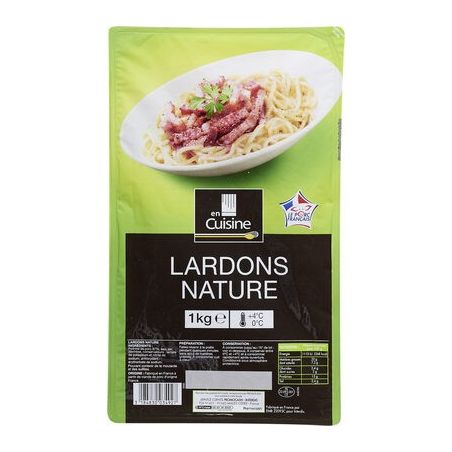 En Cuisine 1Kg Lardons Nature