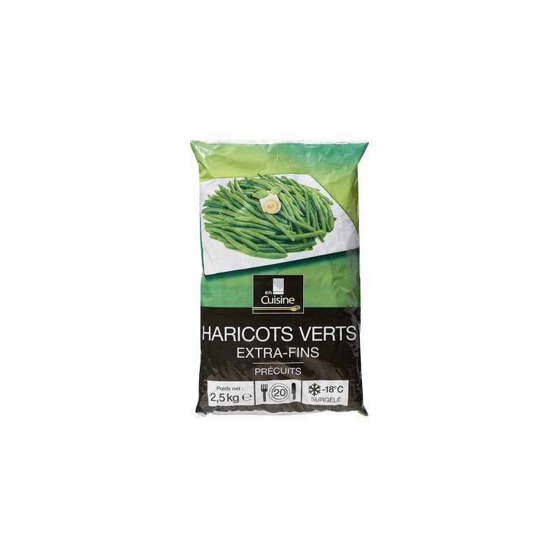 En Cuisine 2,5Kg Haricots Verts Surgelé