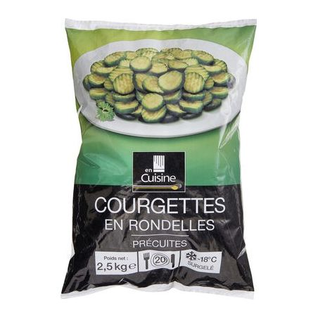En Cuisine 2,5Kg Courgettes Surgelé