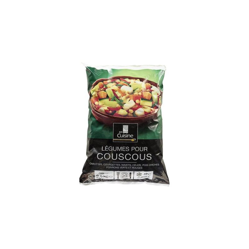 En Cuisine 2,5Kg Legumes Couscous Surgelé