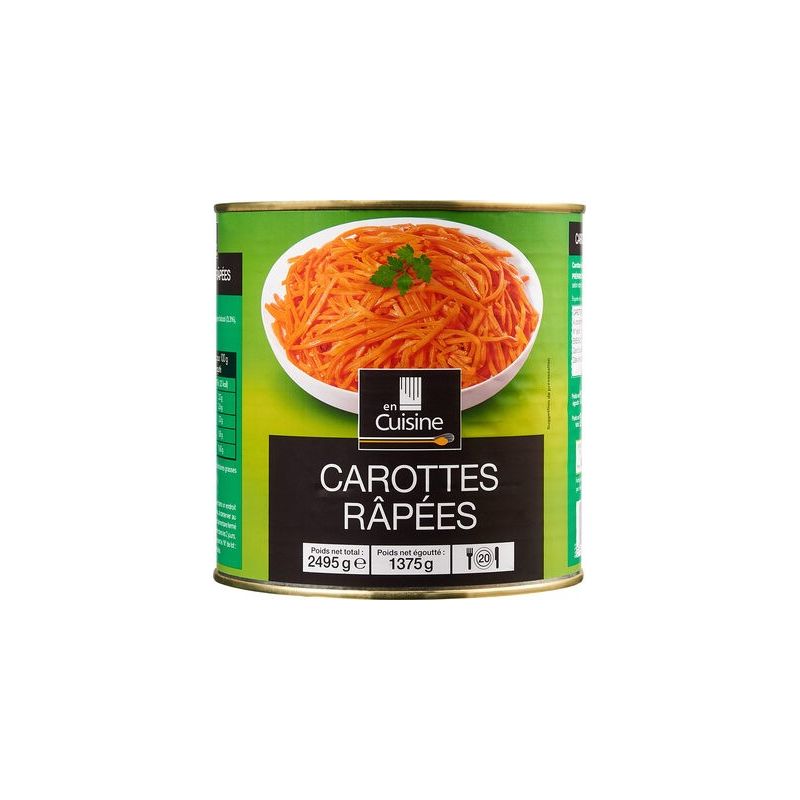 En Cuisine 3/1 Carottes Rapees