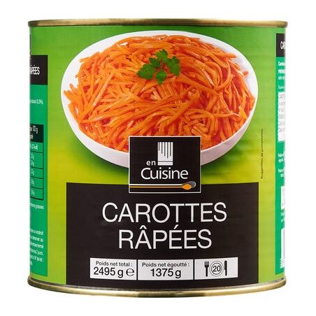 En Cuisine 3/1 Carottes Rapees